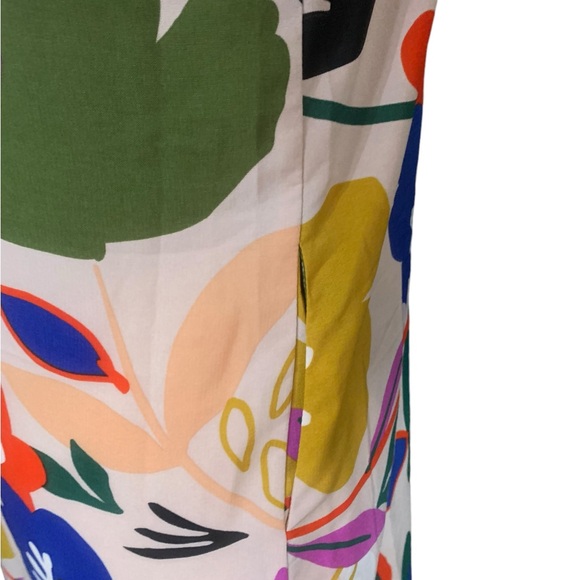 Lili Sidonio and Molly Bracken tropical  Casual Dress with Short Sleeves size s - Picture 3 of 6